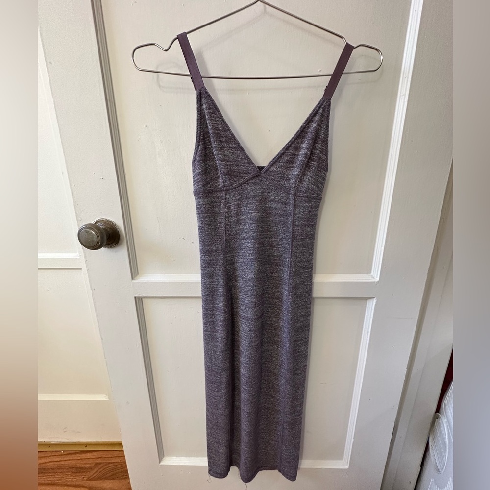 Aritzia Wilfred Free Purple Knit Bodycon Dress with  Adjustable Straps 💜
